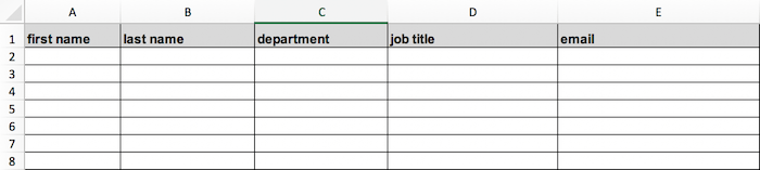 Excel template example 1