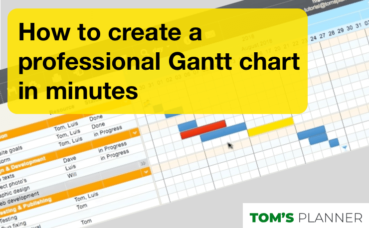 How to professional Gantt charts Tactical Project Manager