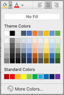 colouring the project plan template is easy