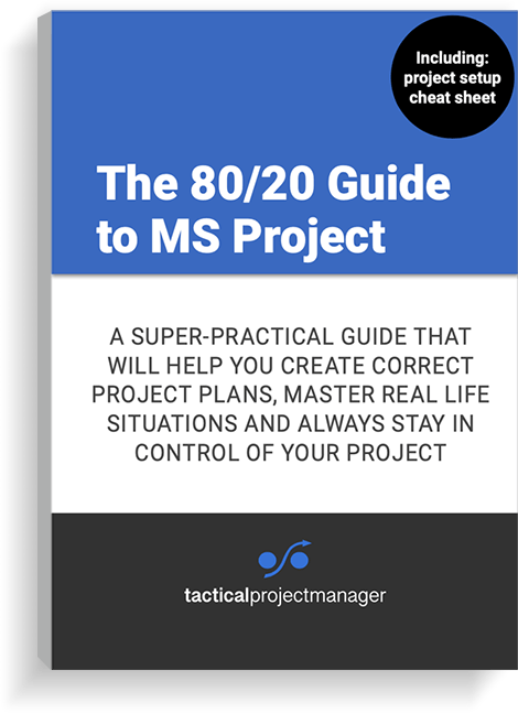 MS Project book: The 80/20 Guide to Microsoft Project