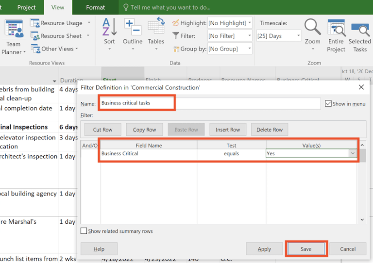how-to-mark-individual-tasks-as-critical-in-microsoft-project