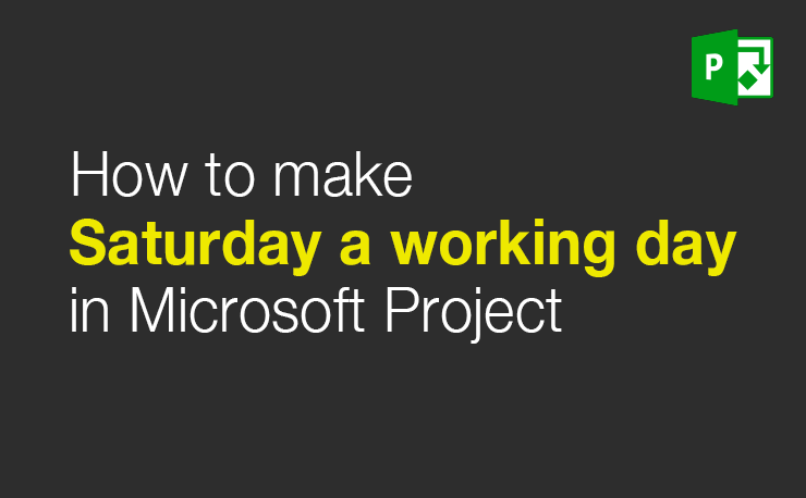 How to make Saturday a working day - Tutorial