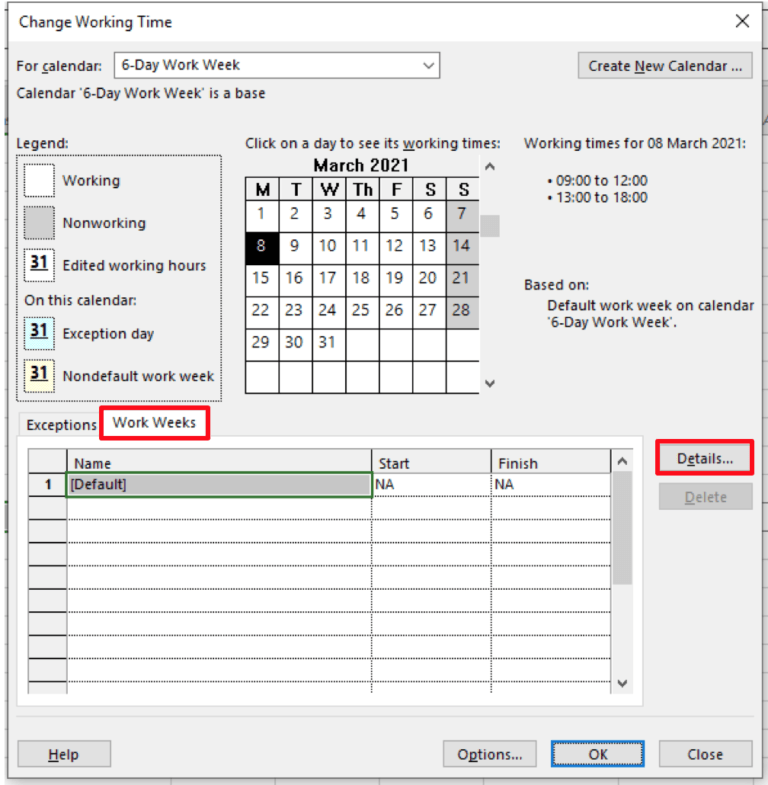 Let s Make Saturday A Working Day in Microsoft Project 