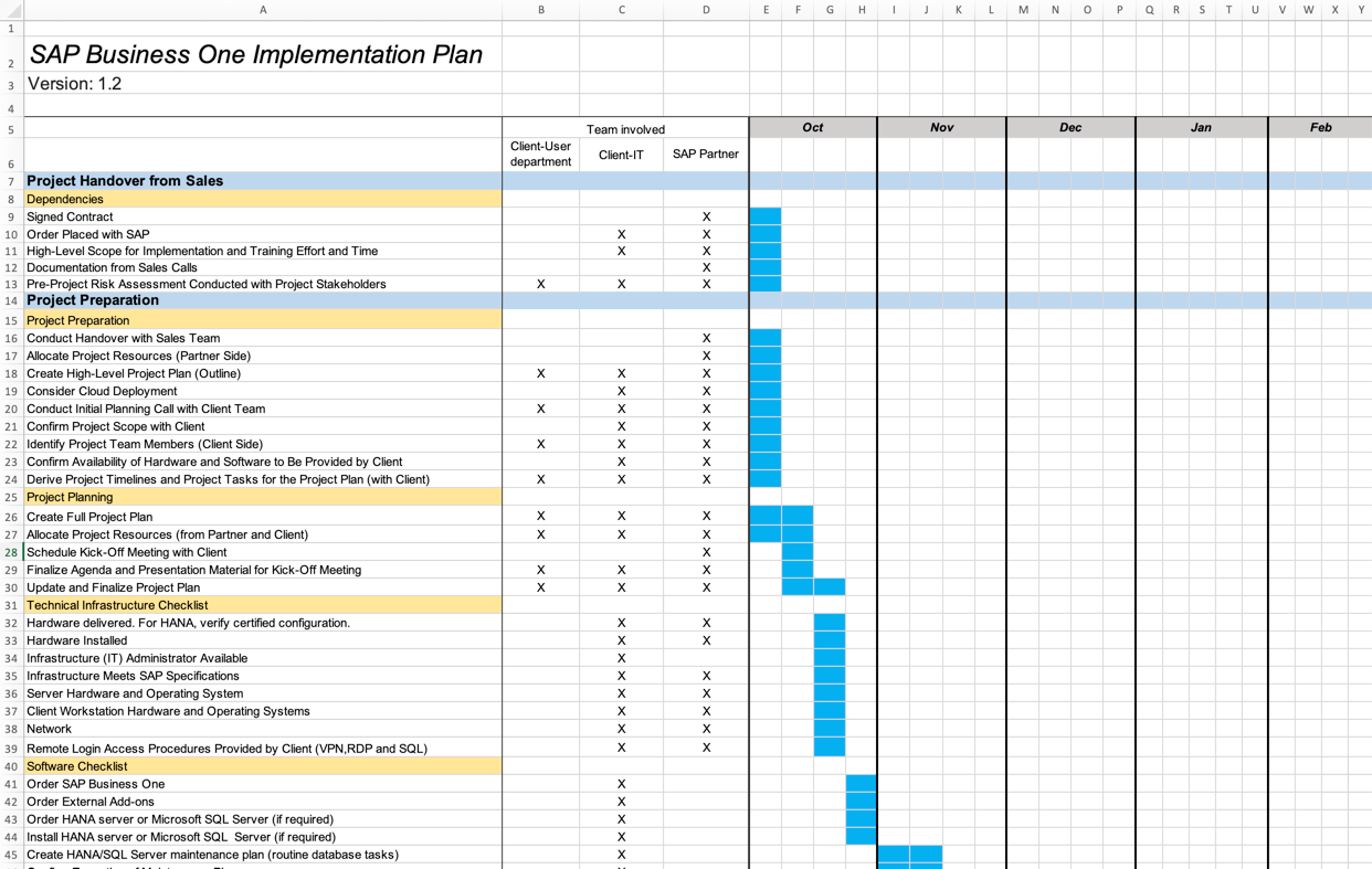 sap business plan template