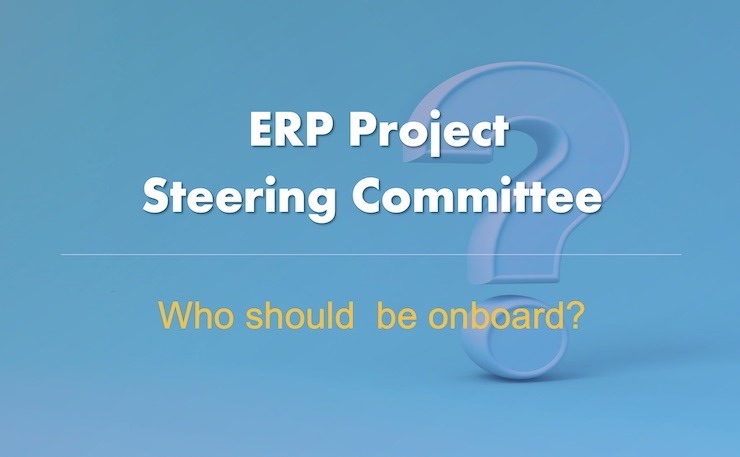 This article explains how to form a steering committee for an ERP project.
