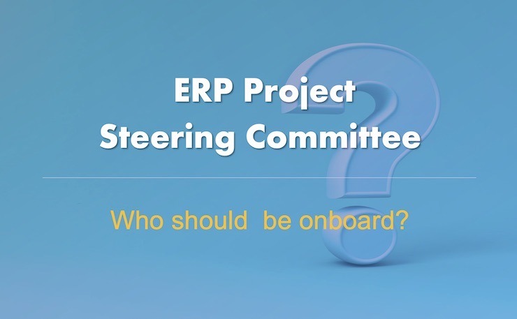 project communication report This article explains how to form a steering committee for an ERP project.